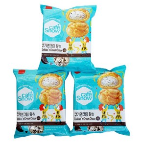 삼립 냉동 쿠키앤크림 왕슈 108g-, 108g, 3개