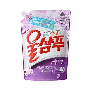 원하프울샴푸(후레쉬.R)1.3kg/애경, 1개