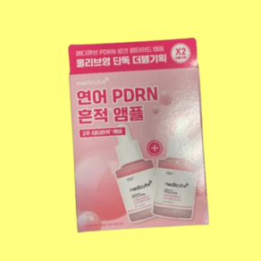 [본사정품] 메디큐브 I 연어 I PDRN 핑크 앰플 콜라겐케어 + 잡티케어, 1세트, 60.1g