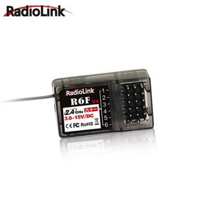 Radiolink R6F 수신기 6 채널 24GHz RC 자동차 및 보트 라디오 송신기 원격 컨트롤러 RC6GS V2 RC4GS T8FB T8S