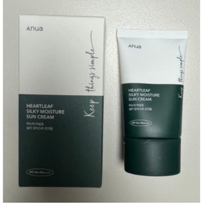 아누아 어성초 실키 모이스쳐 선크림 50ml, 1개