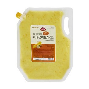 쉐프원 허니 유자드레싱, 2kg, 5개