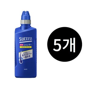 KAO SUCCESS 석세스 약용 샴푸 본품, 5개, 400ml