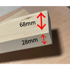 투바이 28*68 다루끼 구조재 목재 재단 각재 DIY나무 원목 재단 시공 다양한길이재단 맞춤재단 28mm x 68mm, 28mm x 68mm 1400mm, 1개