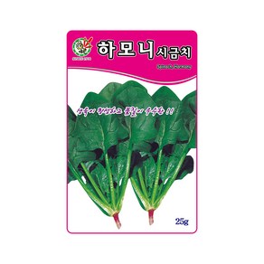 시금치씨앗 하모니시금치 25g 동양계품종 상품성 우수, 1개