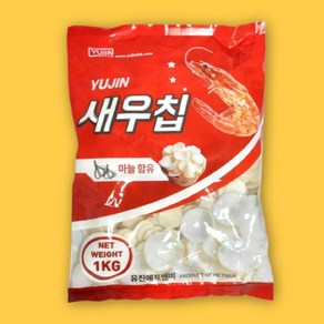 새우칩 튀겨먹는 새우과자 대용량 업소용 1kg, 새우칩 튀겨먹는 새우과자 1kg 대용량, 1개