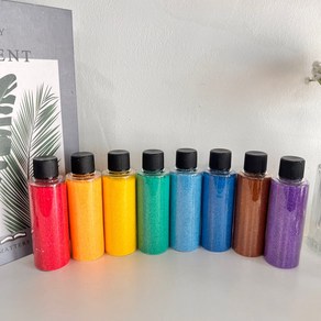 컬러모래 색모래 8종SET 각150g, 1개