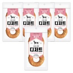 너를위한디저트 오래먹는 도너츠 개껌 100g, 닭고기, 10개