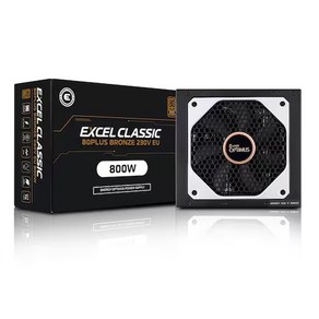 에너지옵티머스 EXCEL CLASSIC 800W 80PLUS BRONZE, EOP800