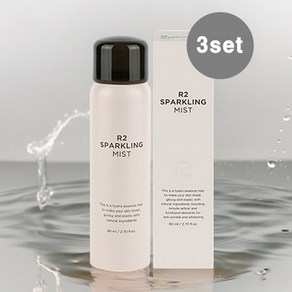 에이필드 R2 스파클링 미스트, 3개, 80ml