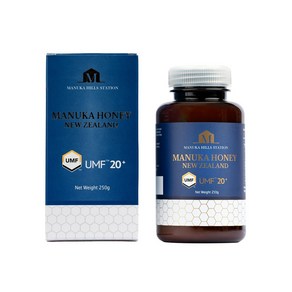 마누카꿀 UMF20+ 마누카힐스테이션 Manukahill Station Manuka Honey UMF 20+, 1박스, 250g