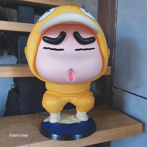 FATTYS고라파덕 짱구 대형 피규어 고라파덕 44CM(받침대 포함), 옐로우44CM