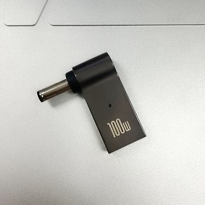 노트북 전원 어댑터 커넥터 USB C to DC 4.5*3.0mm PD 100W 충전, 1개