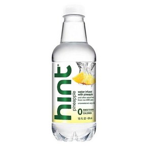 HINT WATER Still Pineapple Wate 16 FZ, 1개, 474ml