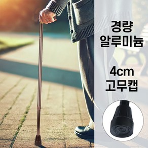 라리브 노인 지팡이 효도, 1개, 갈색