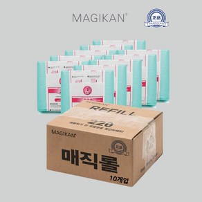 매직캔 리필 봉투 220 [ M220NS M220A 9L ] 220R5B 매직롤, 01_리필220R5B(5매), 5개
