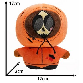남아용 귀여운 애니메이션 봉제 인형 크리스마스 선물 베개 던지기 장난감 사우스 파크 카트맨 스탠 버터 20cm, [01] 무배 01, 1개