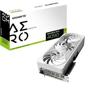 기가바이트 Gigabyte GV-N4090AERO OC-24G 지포스 RTX 4090 AERO OC 24G 그래픽 카드 윈드