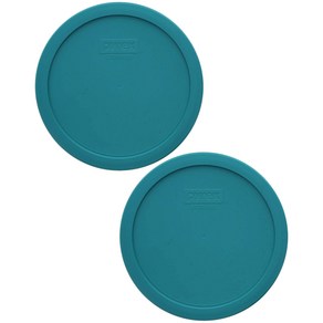 Pyex 7402-PC Tuquoise Round Plastic Food Stoage Replace Pyex 7402-PC 청록색 원형 플라스틱 식품 보관 교체 뚜껑 미국, 2, 1개