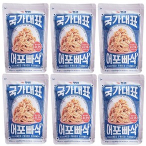 국가대표 어포 빠삭 80g 어육살 93.8%, 6개