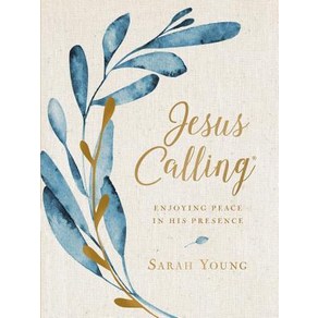 Jesus Calling (Lage Text Cloth Botanical Cove): Enjoying Peace in His Pesence Hadcove, Thomas Nelson