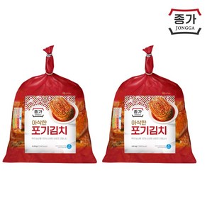 [종가] 아삭한 포기김치 8.8kg(4.4kg x 2ea ), 2개, 4.4kg