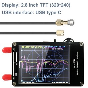 S-A-A-2 벡터 네트워크 분석기 디지털 나노 VNA 테스터 MF HF USB 로직 안테나 스탠딩 웨이브 NanoVNA-F V2, CHINA, Type 2, 1개