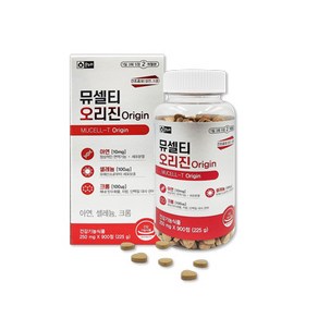 뮤셀티 오리진 (맥주효모+미네랄) 250mg x 900정, 1개