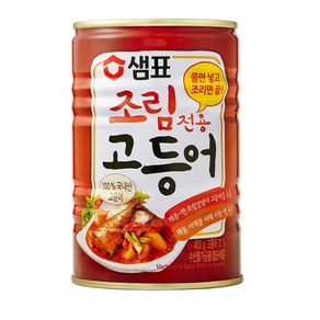 [샘표] 조림전용고등어, 400g, 6개