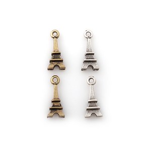 비즈아이 [7055-07]메탈펜던트 미니에펠탑 5x13mm 1개