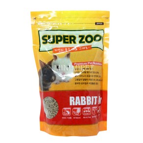 superzoo 슈퍼주 작은토끼용 사료 670g 어린토끼 토끼밥 토끼먹이 토끼사료 래빗푸드 래빗