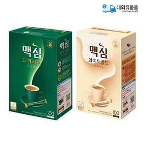 맥심 디카페인믹스100T+화이트골드믹스100T, 1개, 100개입