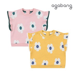 아가방 캔디데이지조끼 PINK YELLOW 01P731351