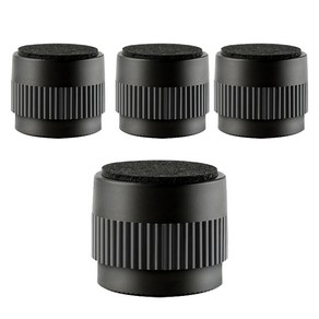 친절한마이쮸 가구다리 높이조절 발받침 50mm 의자부속품, 블랙, 4개