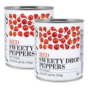 롤렌드푸드 레드 스위티 드롭 페퍼 28oz(793g) 2팩 Roland Foods Red Sweety Dop Peppes, 793g, 2개