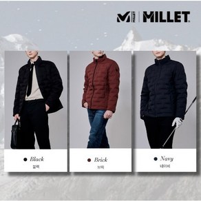 [정품100%./빠른출고] 밀레 MILLET 골프 구스다운 패딩 자켓 3colos 추천 경량패딩 아웃도어