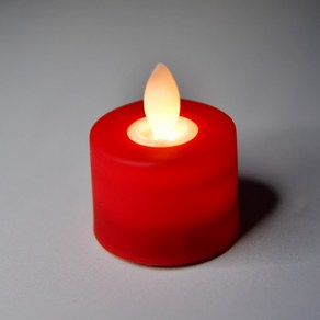 하주글로벌 전제품 건전지증정 건전지 포함 LED 흔들리는 양초 가짜 전자초 프로포즈 촛불 무드등, LED 미니양초(레드)