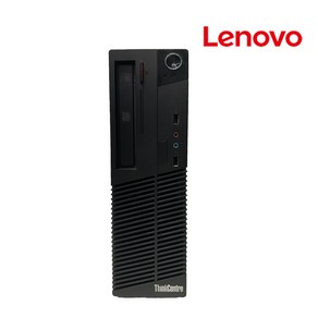 LENOVO 슬림SFF 컴퓨터 i5-7400 레노버 사무용 가정용, WIN10 Po, 250GB, 8GB, 블랙