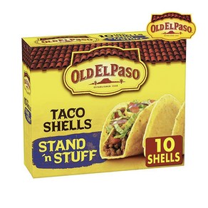 올드엘파소 타코 다이너 키트 10개입 249g / Old El Paso Stand 'N Stuff Taco Shells 10-Count, 1개