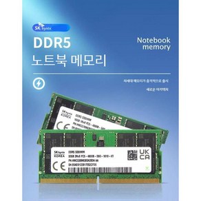 SK Hynix DDR5 노트북용 램 메모리 하이닉스 4800 5600 16G 32G, 4800MHz, 16GB, 1개