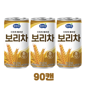 참맑은 보리차 업소용 가성비 미니캔, 90개, 175ml