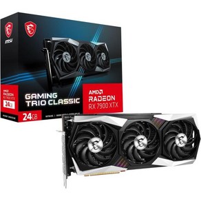 픽픽 MSI 게이밍 라데온 RX 7900 XTX 트리오 클래식 24G 384비트 HDMI/DP Tox 팬 4 AMD RDNA 3 그래픽 카드 363937