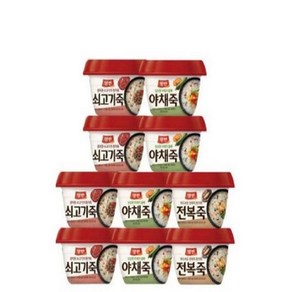 동원 양반 쇠고기죽4개+야채죽4개+전복죽2개 (총10개), 10개