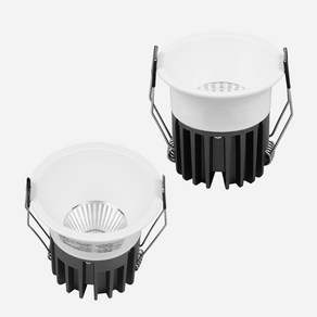 DS LED 에코 틴더 2인치 3인치 4인치 COB 매입등, 주백색, 1개