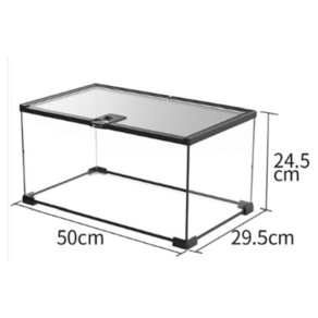 DJ 테라리움장 50*30*25 / 파충류사육장 / 도마뱀사육장 / 거북이사육장 / 뱀사육장 / 개구리사육장, 1개