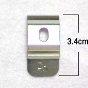 꿈에그린창 커튼후사고리 커튼핀 부자재, 레일스냅(브라켓)대3소3, 1개