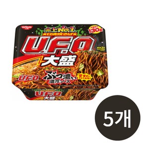 닛신 야키소바 ufo 대용량 진한맛, 5개