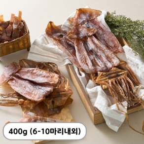 [맥주안주] 바로먹는 쫄깃한 쫄쫄이 오징어 마른 오징어 마른안주 술안주, 1개, 400g 내외(6-10마리내외)