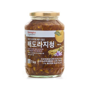 국산 도라지와 배가 담긴! 홈플러스시그니처 배도라지청 1kg, 1개, 1개입