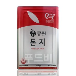 삼양사 큐원 돈지 14kg 쇼팅 쇼트닝, 1개